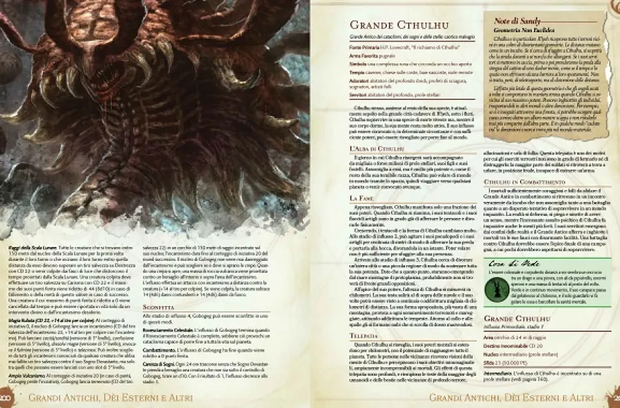 I Miti di Cthulhu - D&D Edizione 5e/2024