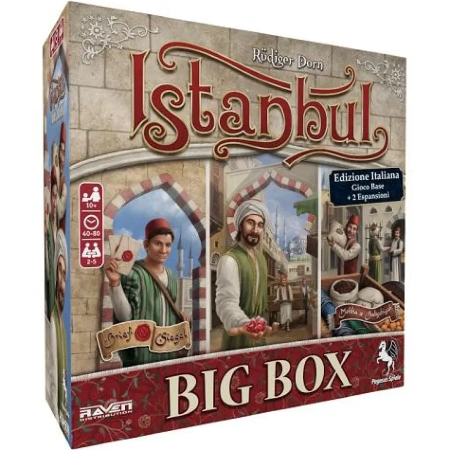 Istanbul Big Box - Edizione Italiana + Espansioni, Promo e Cammello