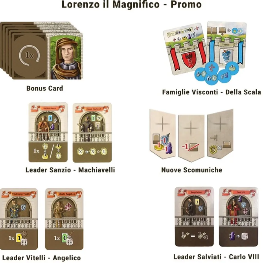 Lorenzo il Magnifico Big Box - Set Completo di Promo Italiane