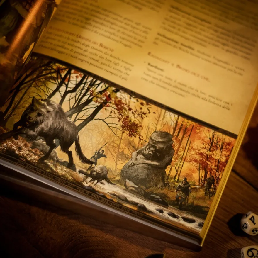 L'Unico Anello - Cofanetto GDR con Manuali + Set Dadi Esclusivo