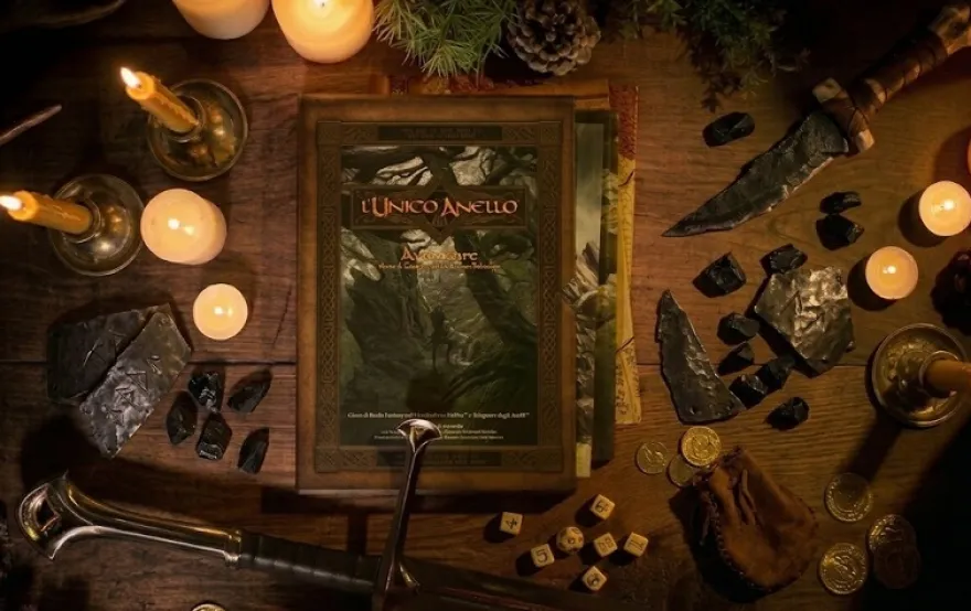 L'Unico Anello - Cofanetto GDR con Manuali + Set Dadi Esclusivo