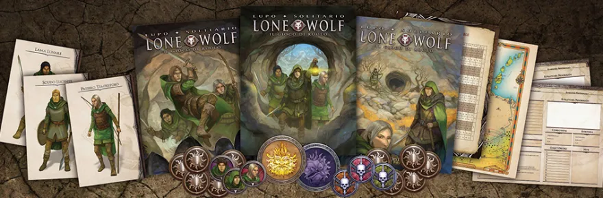 Lupo Solitario - Il Gioco di Ruolo Cofanetto Base