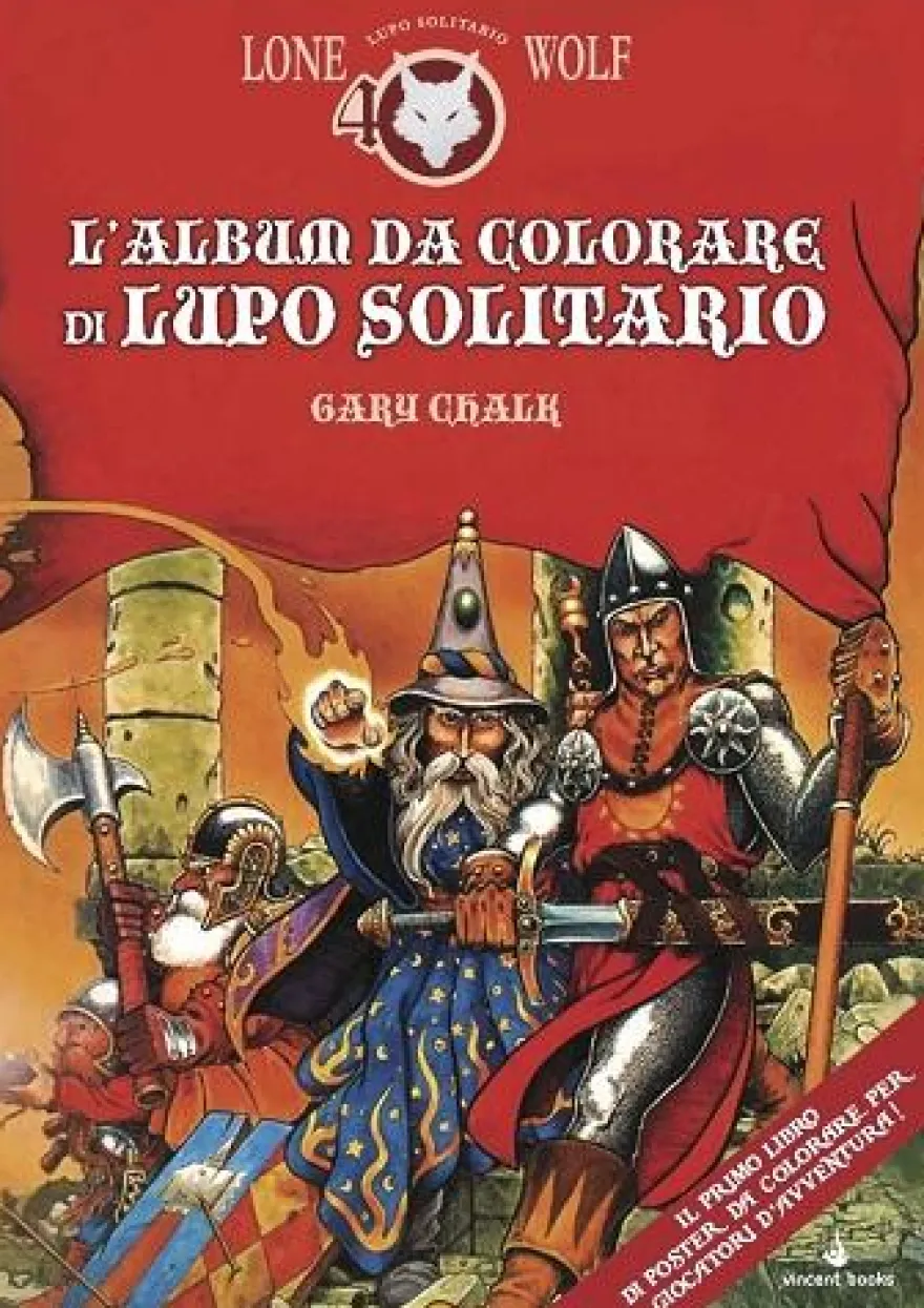 Lupo Solitario - L'Album da Colorare di Lupo Solitario - Edizione Speciale Quarantennale