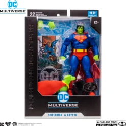 McFarlane DC Comics - Multiverse Superman & Krypto (Return of Superman) McFarlane Platinum Edition 7" Figure