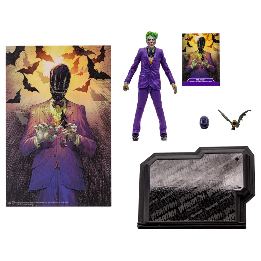 McFarlane DC Comics - The Joker (The Deadly Duo) Gold Label 7" Figure McFarlane Toys Store Exclusive
