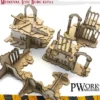 MDF Terrain Scenery - Medieval Lost Burg 03 (L)