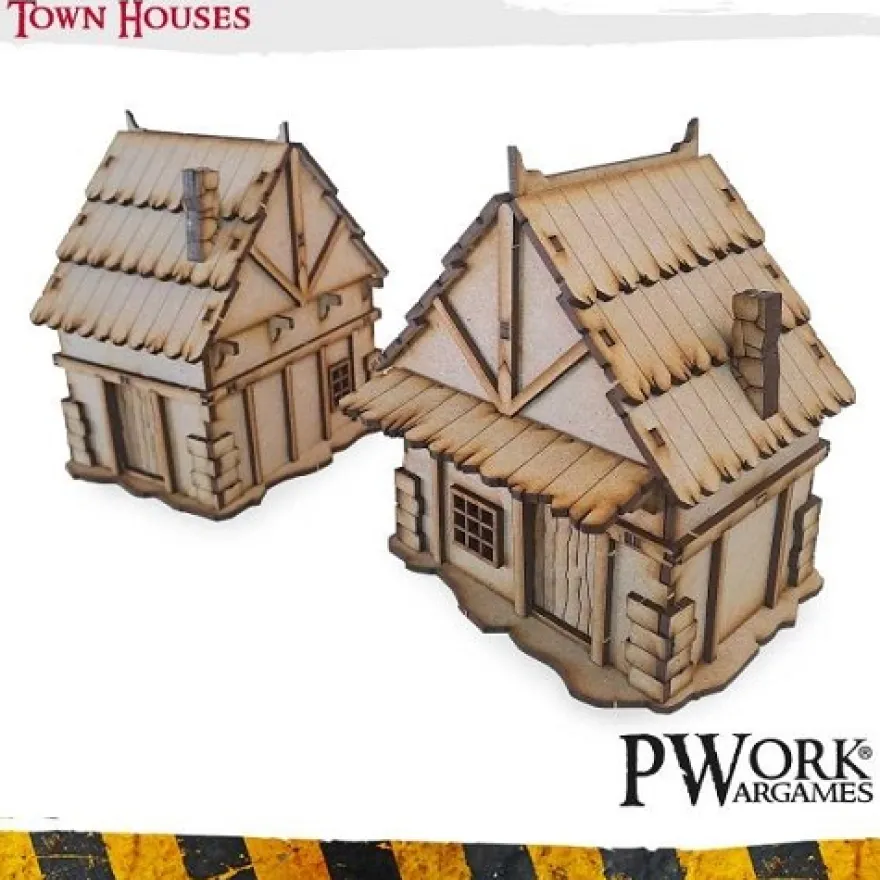 MDF Terrain Scenery - Town Houses (M)