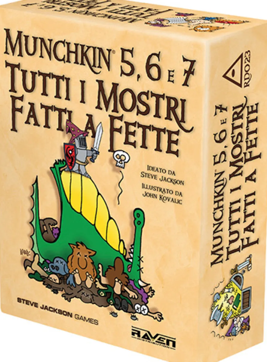 Munchkin 5, 6 e 7 - Tutti i Mostri Fatti a Fette