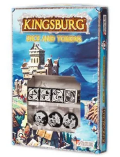 OFFERTA RAVEN PRIME - Kingsburg - Set di Dadi e Segnalini Nero