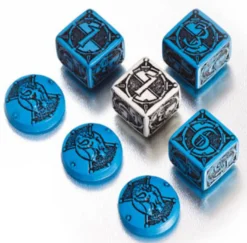 OFFERTA RAVEN PRIME - Kingsburg - Set di Dadi e Segnalini Blu