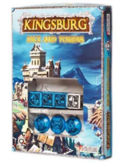OFFERTA RAVEN PRIME - Kingsburg - Set di Dadi e Segnalini Blu
