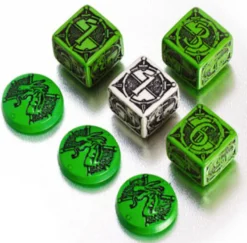 OFFERTA RAVEN PRIME - Kingsburg - Set di Dadi e Segnalini Verde