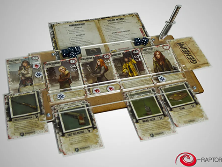 Organizer per Giochi da Tavolo - (Compatibile con Dead Of Winter e Lunga Notte)