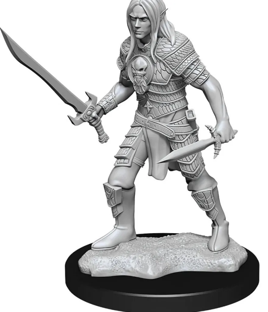 Pathfinder Battles Deep Cuts - Elf Fighter Male