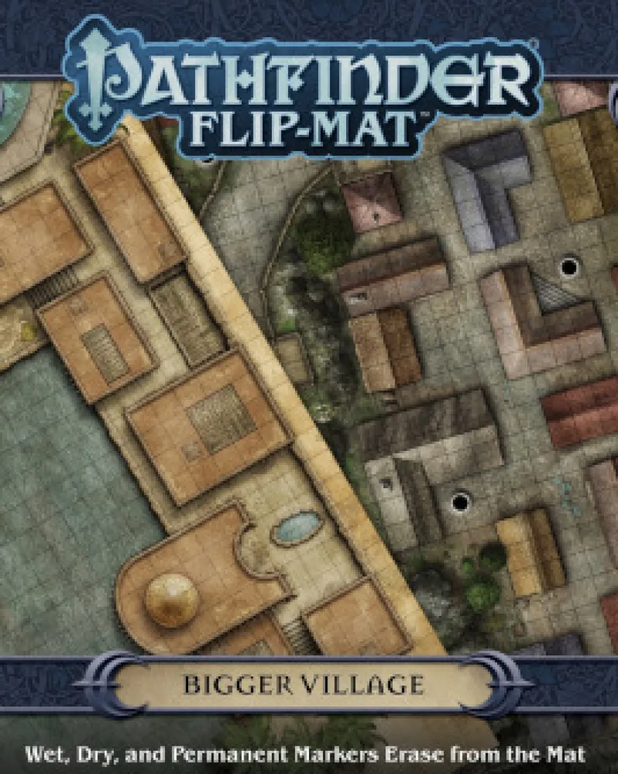 Pathfinder Flip-Mat Map: Bigger Village