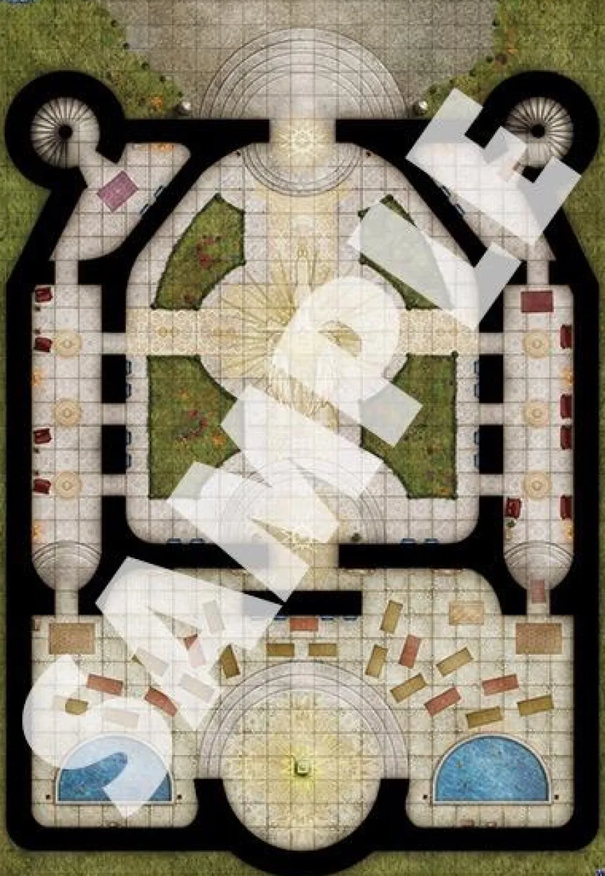 Pathfinder Flip-Mat Map: Bigger Temple