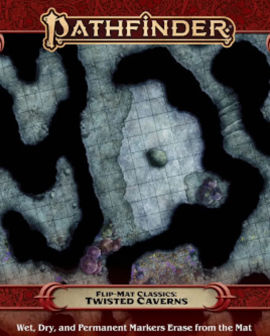 Pathfinder Flip-Mat Map: Classics Twisted Caverns
