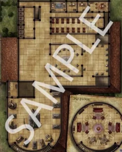 Pathfinder Flip-Mat Map: Classics Museum