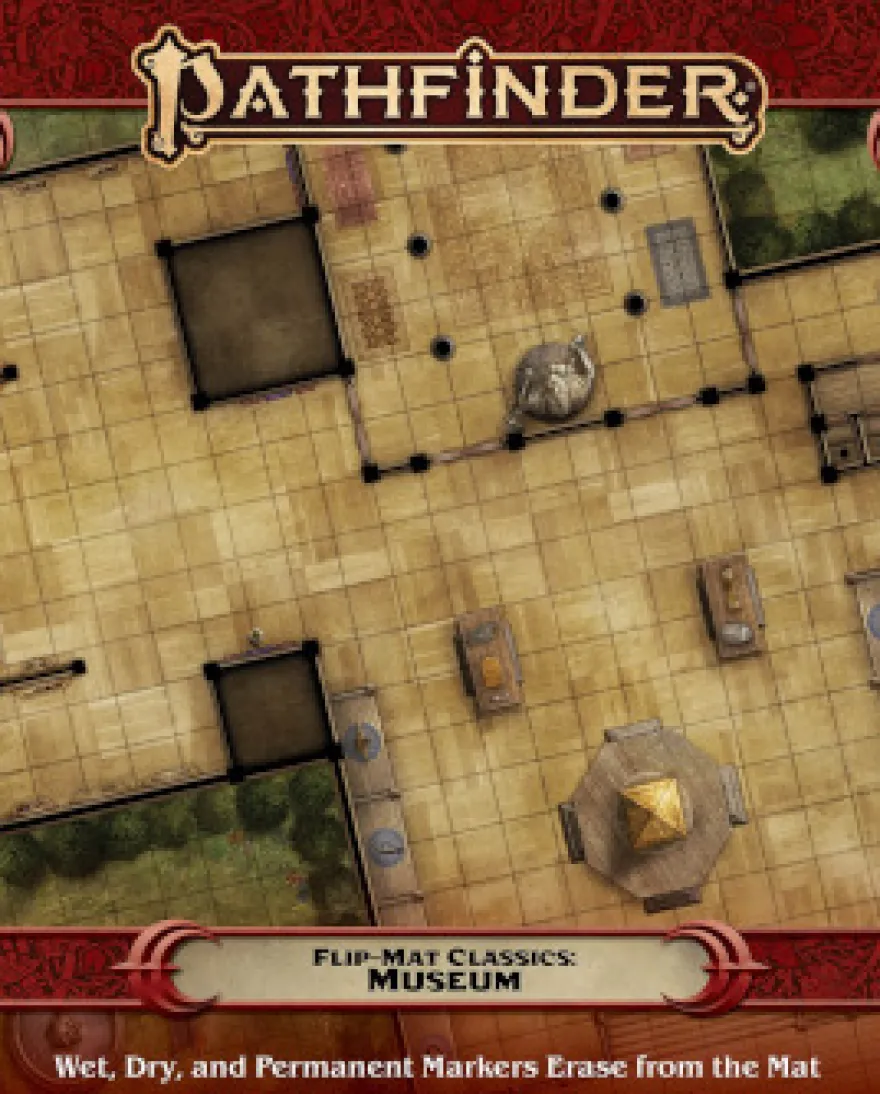 Pathfinder Flip-Mat Map: Classics Museum