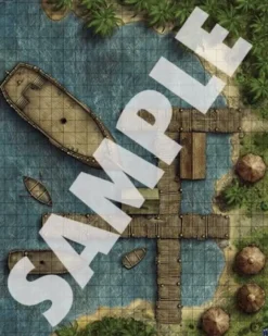 Pathfinder Flip-Mat Map: Docks