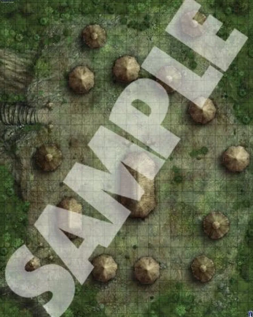 Pathfinder Flip-Mat Map: Forbidden Jungle