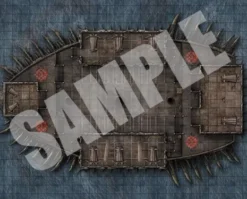Pathfinder Flip-Mat Map: Warship