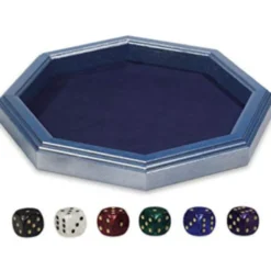 Piattaforma Lanciadadi Ottagonale Deluxe - Blu