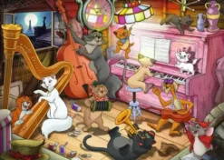 Puzzle 1000 pz. - Classici Disney - Gli Aristogatti