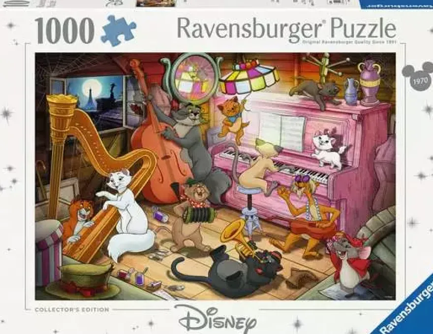 Puzzle 1000 pz. - Classici Disney - Gli Aristogatti