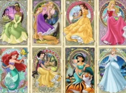 Puzzle 1000 pz. - Principesse Disney - Principesse dell'Art Nouveau