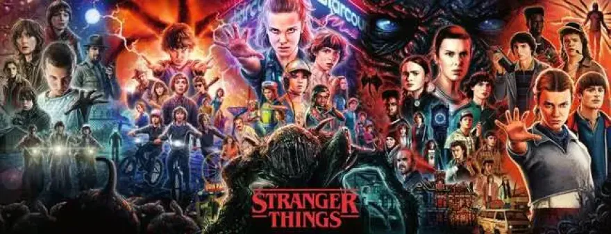Puzzle 1000 pz. - Strangers Things Panorama