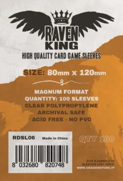 Raven King Sleeves - Bustine Protettive 80x120 mm (100)