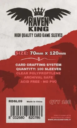 Raven King Sleeves - Bustine Protettive 70x120 mm (100)