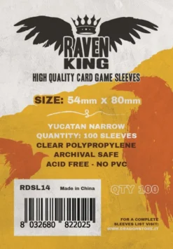 Raven King Sleeves - Bustine Protettive 54x80 mm (100)