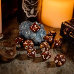 Raven Queen Dice Set - Dadi Licantropi con Fasi Lunari (10)