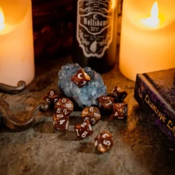 Raven Queen Dice Set - Dadi Licantropi con Fasi Lunari (10)