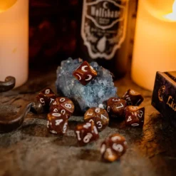 Raven Queen Dice Set - Dadi Licantropi con Fasi Lunari (10)