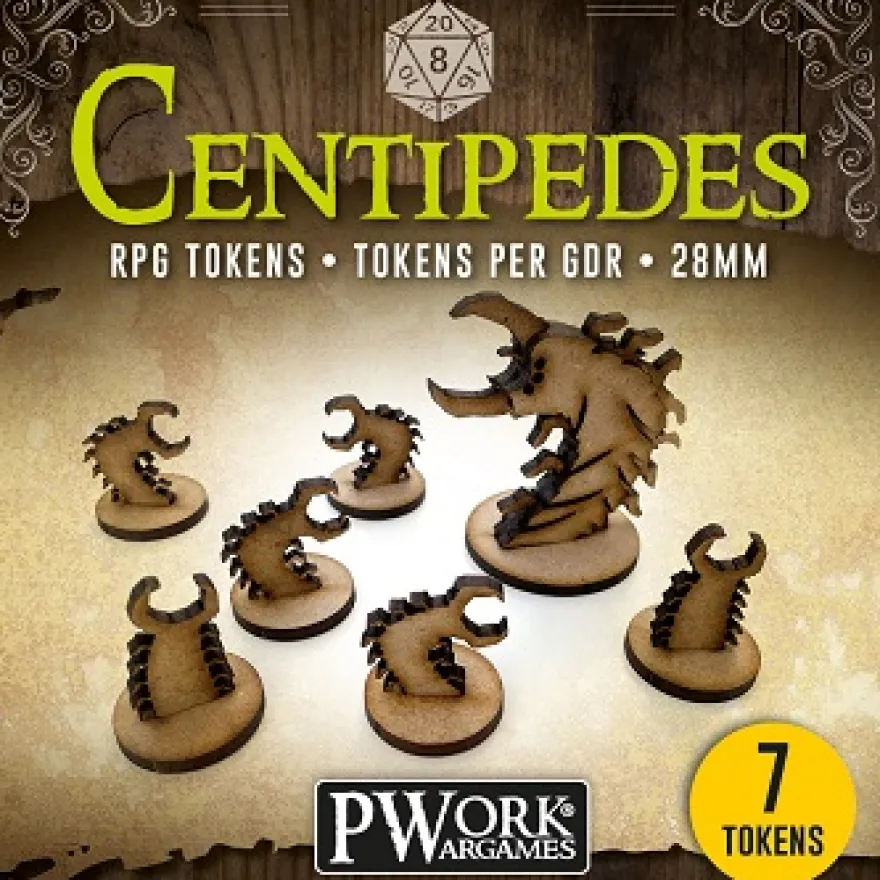 RPG Tokens - Centipedes / Centopiedi