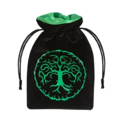 Sacchetto Velluto Nero - Foresta Verde