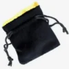 Sacchetto Velluto Nero - Seta Oro, Piccolo
