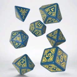 Set Dadi Arcade - Blu, Giallo