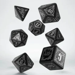 Set Dadi Bloodsucker - Nero, Argento