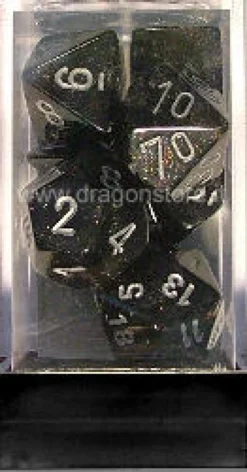 Set Dadi Borealis - Fumo Chiaro/Argento