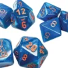 Set 7 Dadi Borealis Poliedrici - Midnight/Rame