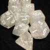 Set Dadi Brillantini - Bianco