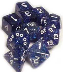 Set Dadi Brillantini - Blu