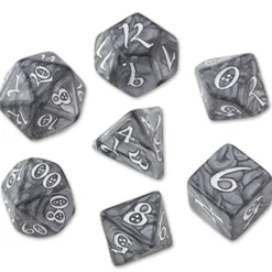 Set Dadi Classici RPG - Fumo, Bianco