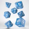 Set Dadi Classici Runici - Ghiaccio, Bianco