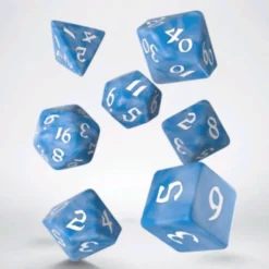 Set Dadi Classici Runici - Ghiaccio, Bianco
