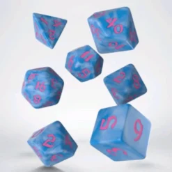Set Dadi Classici Runici - Ghiaccio, Rosa